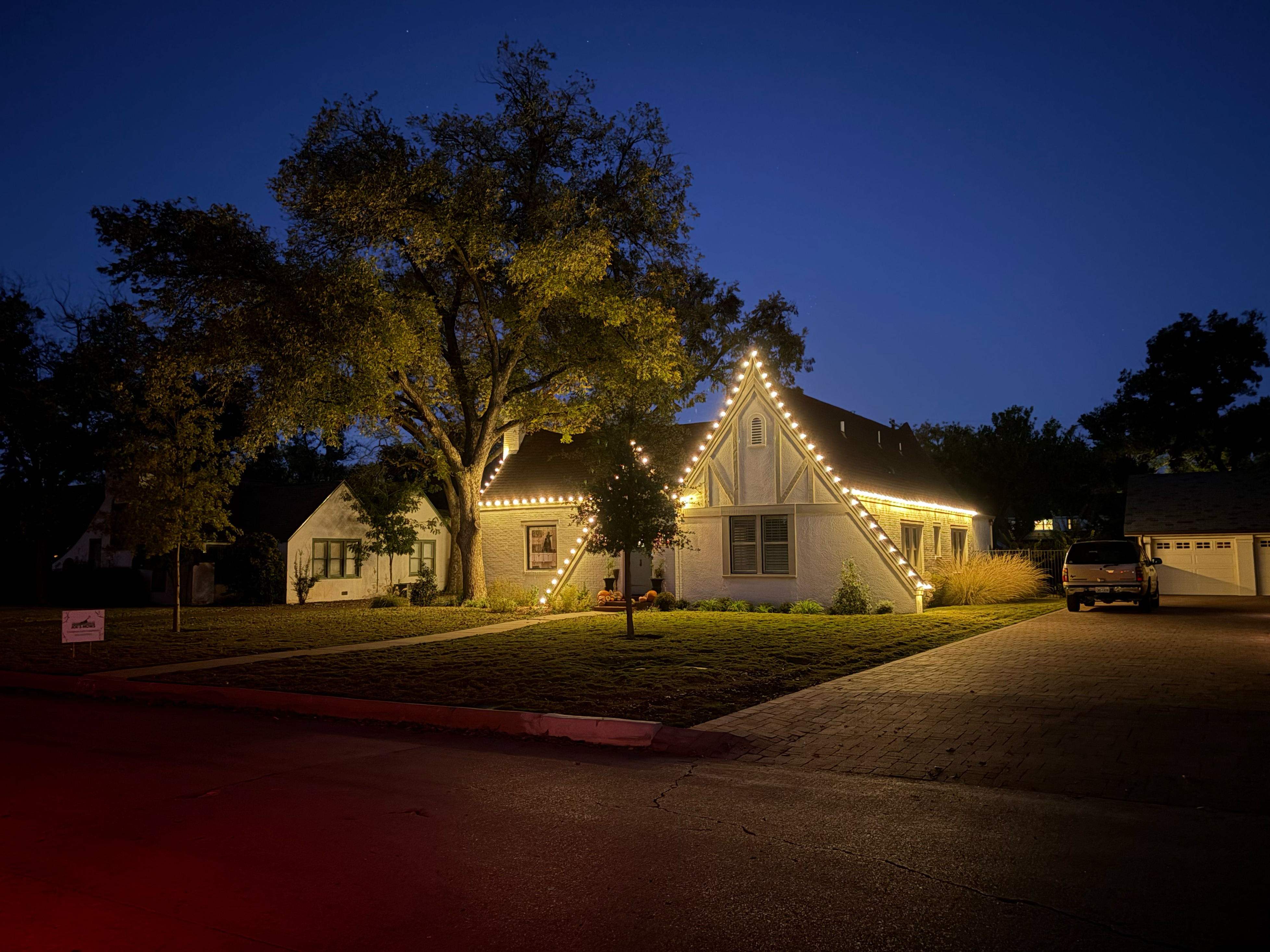 Christmas light installation San Angelo